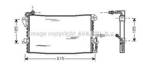 Конденсатор, кондиционер MAHLE ORIGINAL 350203725000