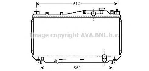 Радиатор, охлаждение двигателя AVA QUALITY COOLING HD2113
