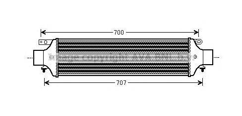 Интеркулер AVA QUALITY COOLING LC4093