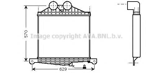 Интеркулер AVA QUALITY COOLING ME4218