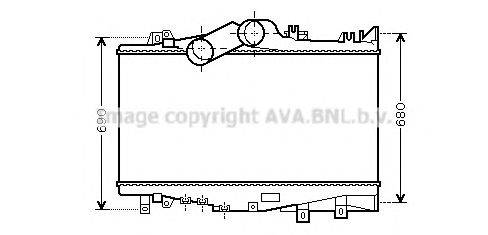 Интеркулер AVA QUALITY COOLING ME4224