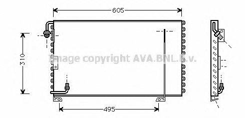 Конденсатор, кондиционер AVA QUALITY COOLING PR5019