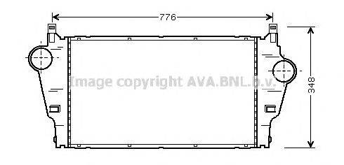 Интеркулер AVA QUALITY COOLING RT4295