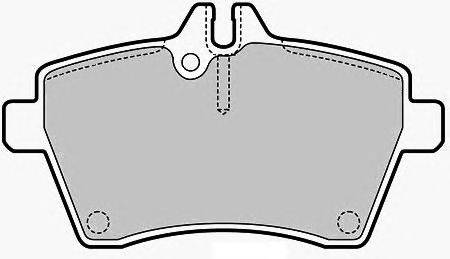 Комплект тормозных колодок, дисковый тормоз DURON DBP221749