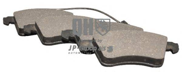 Комплект тормозных колодок, дисковый тормоз JP GROUP BP1272