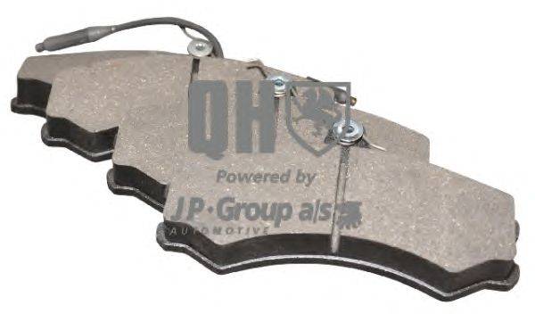 Комплект тормозных колодок, дисковый тормоз JP GROUP BP326