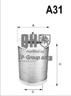 Воздушный фильтр JP GROUP QFA0320