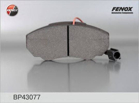 Комплект тормозных колодок, дисковый тормоз FENOX BP43077