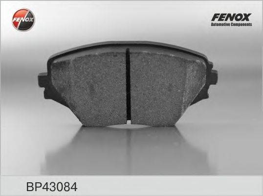 Комплект тормозных колодок, дисковый тормоз FENOX BP43084