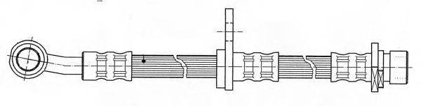 Тормозной шланг KAWE 511908