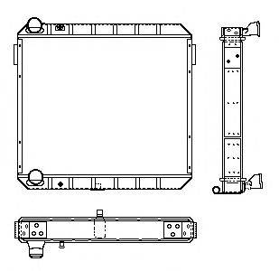 Радиатор, охлаждение двигателя J. DEUS RA1120300
