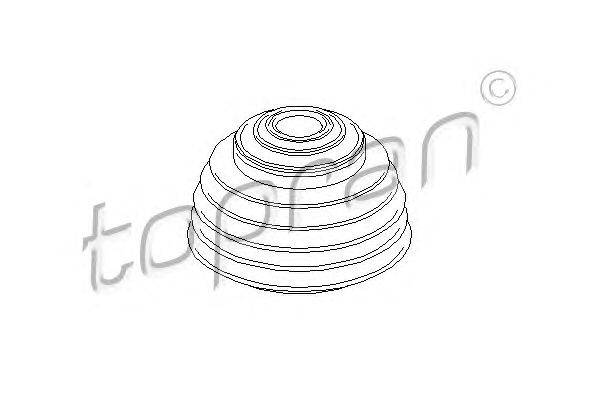 Пыльник, предохранит. штифт - шток вилки переключ. передач TOPRAN 111328