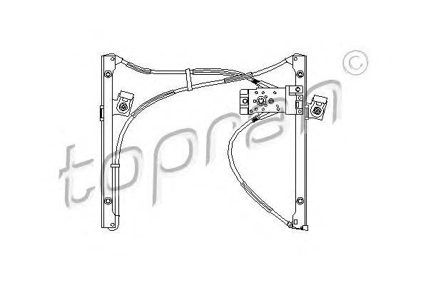 Подъемное устройство для окон TOPRAN 111 707