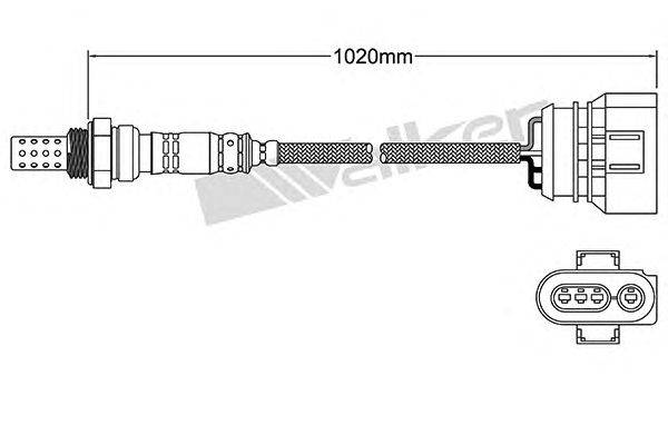 Лямбда-зонд WALKER PRODUCTS 250-24555