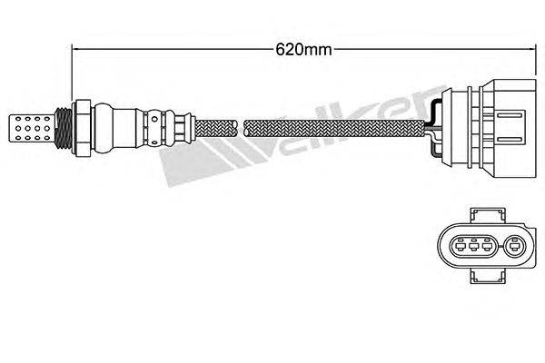 Лямбда-зонд WALKER PRODUCTS 250-24395