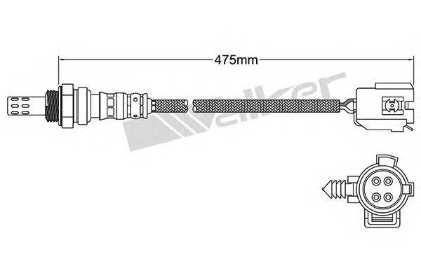 Лямбда-зонд WALKER PRODUCTS 250-24943