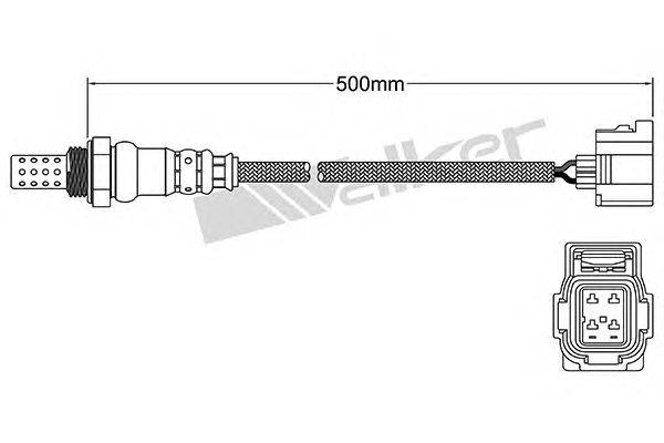 Лямбда-зонд WALKER PRODUCTS 250-24686