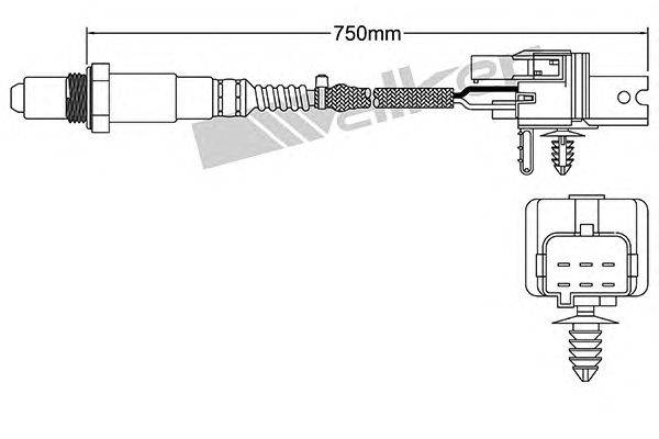 Лямбда-зонд WALKER PRODUCTS 250-25079