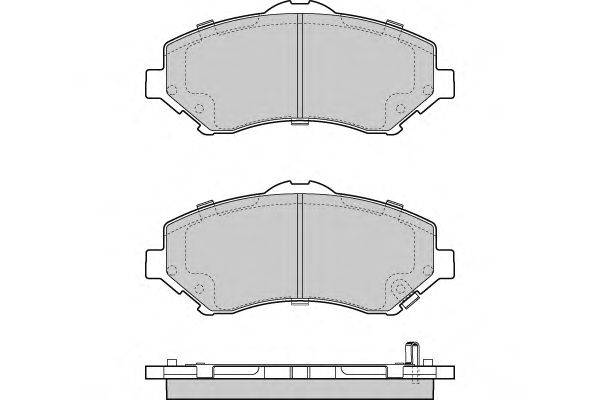 Комплект тормозных колодок, дисковый тормоз E.T.F. 24605
