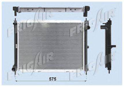 Радиатор, охлаждение двигателя FRIGAIR 0121.3026