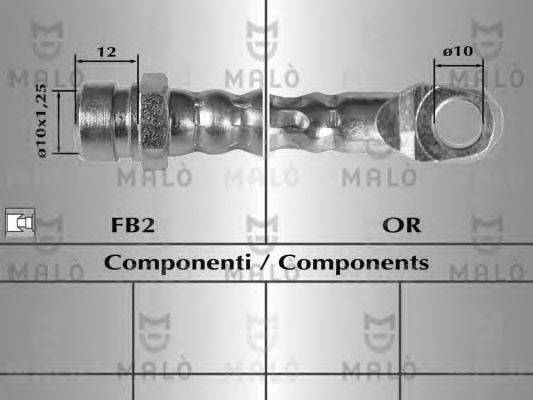 Тормозной шланг MALÒ 8026