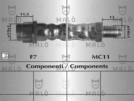 Тормозной шланг MALÒ 80807