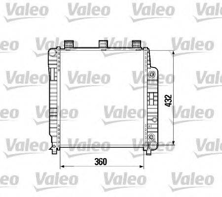 Радиатор, охлаждение двигателя VALEO 732469