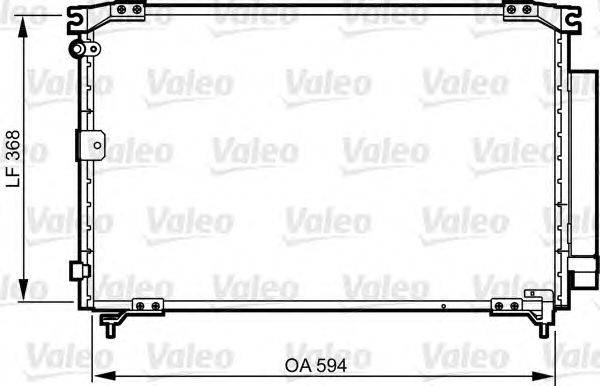 Конденсатор, кондиционер VALEO 818032