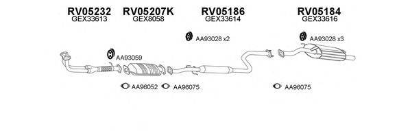 Система выпуска ОГ VENEPORTE 050048