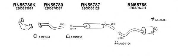 Система выпуска ОГ VENEPORTE 550262