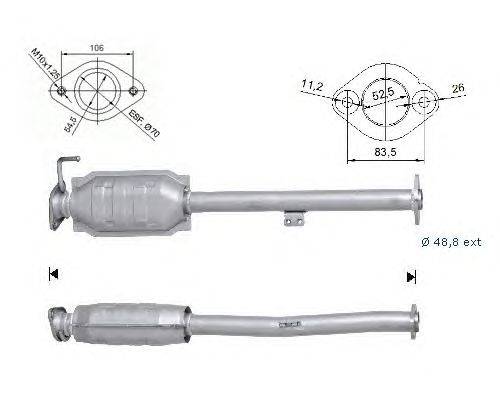 Катализатор MAGNAFLOW 77611