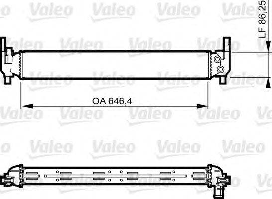 Радиатор, охлаждение двигателя VALEO 735310