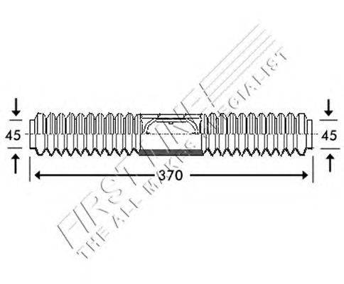 Пыльник, рулевое управление FIRST LINE FSG3216
