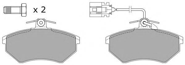 Комплект тормозных колодок, дисковый тормоз FREMAX FBP-0953-01