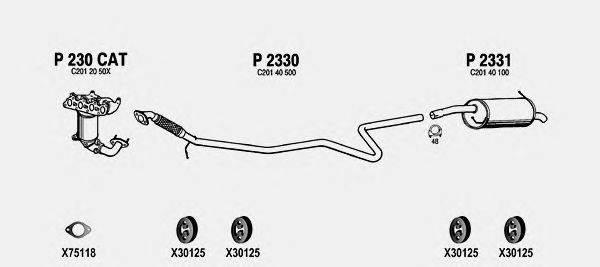Система выпуска ОГ FENNO MA507