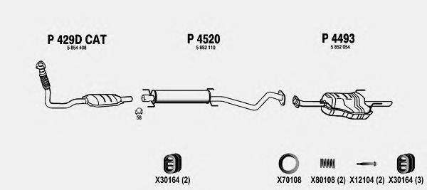 Система выпуска ОГ FENNO OP426