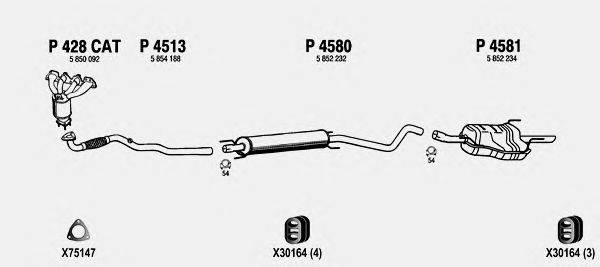 Система выпуска ОГ FENNO OP536