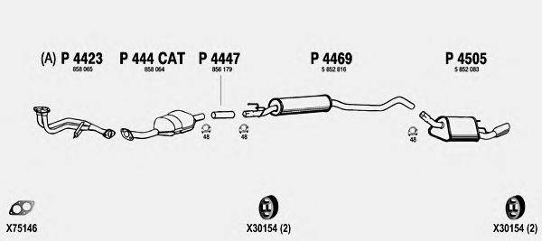 Система выпуска ОГ FENNO OP618