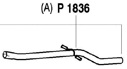 Труба выхлопного газа FENNO 1836