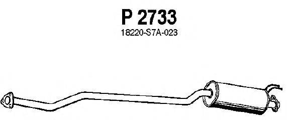 Средний глушитель выхлопных газов FENNO 2733