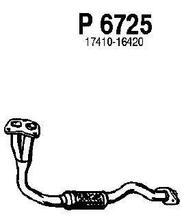 Труба выхлопного газа FENNO P6725