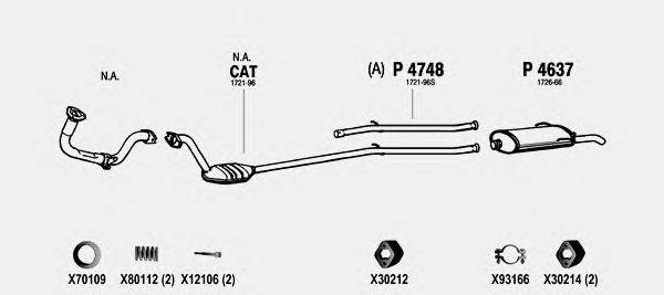 Система выпуска ОГ FENNO PE103