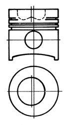 Поршень KOLBENSCHMIDT 93230600