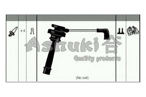 Комплект проводов зажигания ASHUKI 1614-0070