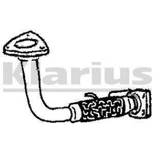 Труба выхлопного газа KLARIUS 110159
