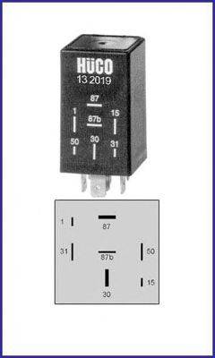Реле, топливный насос HÜCO 132019