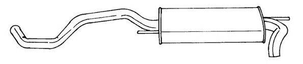 Глушитель выхлопных газов конечный SIGAM 60648
