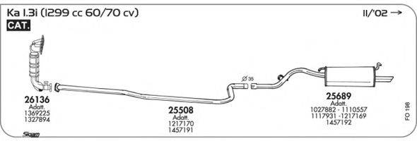 Система выпуска ОГ SIGAM FO198