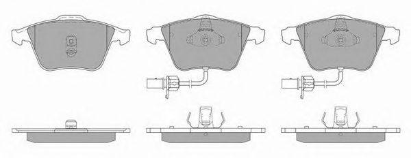Комплект тормозных колодок, дисковый тормоз SIMER 868