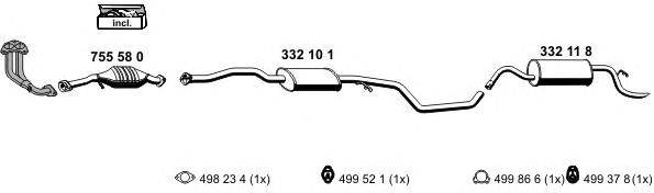 Система выпуска ОГ ERNST 030122